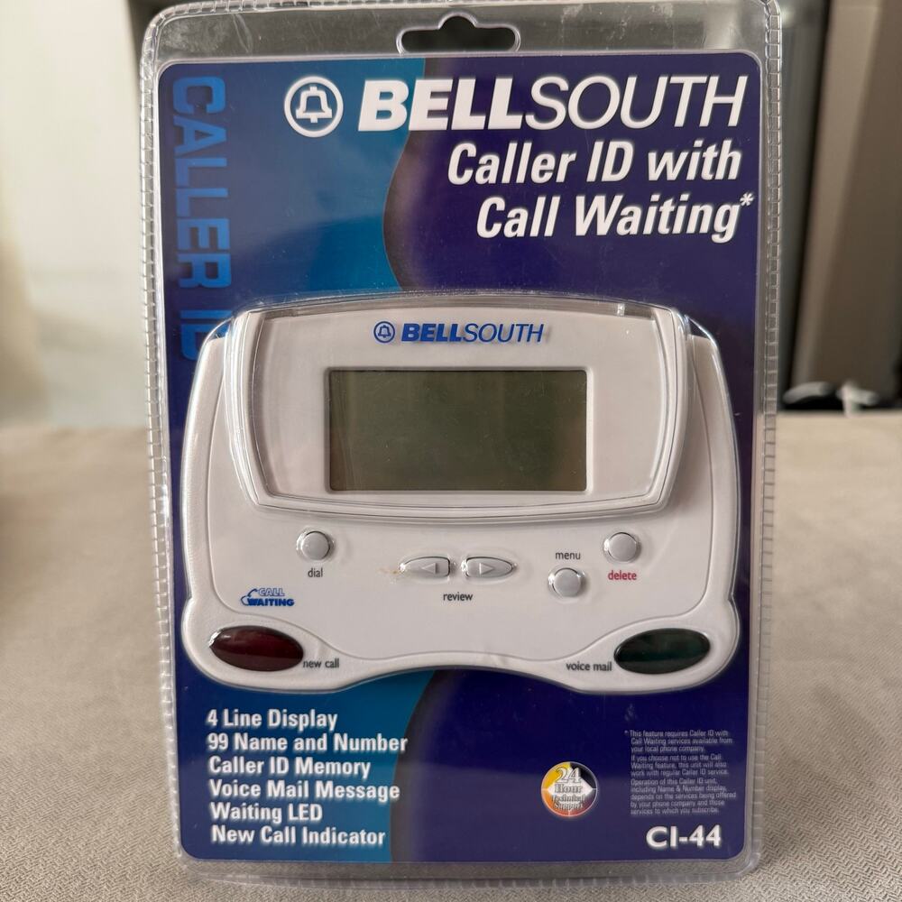 BellSouth CI-44 Caller ID with Call Waiting 4-Line Display New Sealed Vintage
